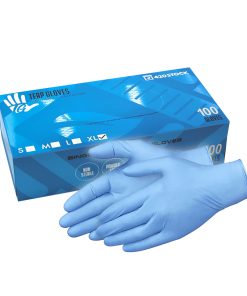 Terp Gloves Small Blue Nitrile Disposable Gloves Powderless