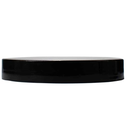 Black 89-400 PP Smooth Skirt Lid with Foam Liner