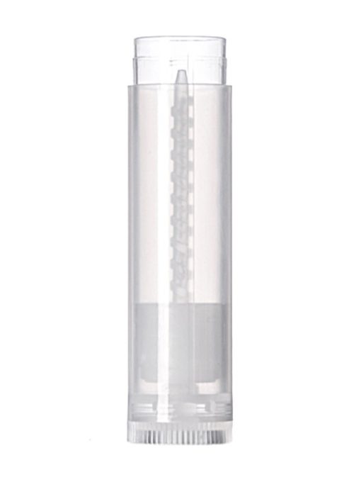 natural-colored PP plastic round lip balm tube