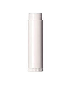white PP plastic lip balm tube