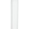 8 oz glossy white LDPE plastic 5-layer tube with flip cap and heat induction seal