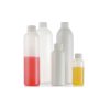 Natural 16 oz 24/410 COSMO ROUND PLASTIC BOTTLES- HDPE