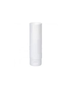 Plastic Tube, Glossy White Body, Multi-Layer with White Flip Top Cap