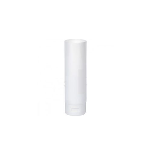 Plastic Tube, Glossy White Body, Multi-Layer with White Flip Top Cap