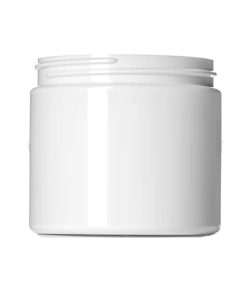Jar, PET, Round, White, 89mm, 16oz