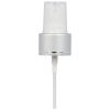 Sprayer, 20/410, Matte Silver Collar, w/Shiny Silver Band, White Actuator, Smooth