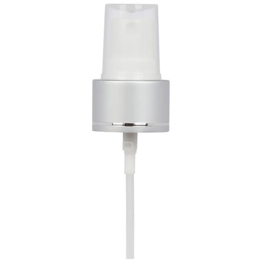 Sprayer, 20/410, Matte Silver Collar, w/Shiny Silver Band, White Actuator, Smooth