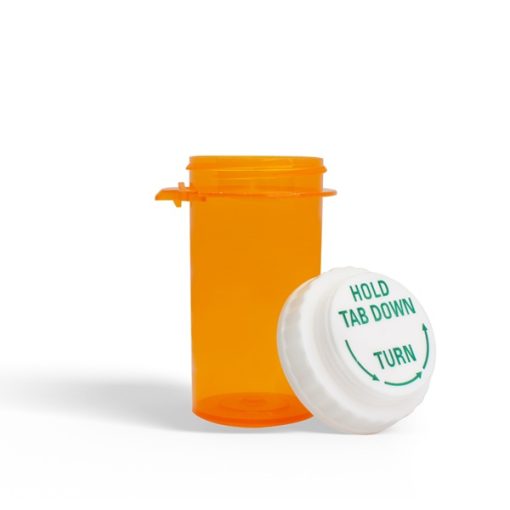 16DR Pharmecutical Bottles and Caps
