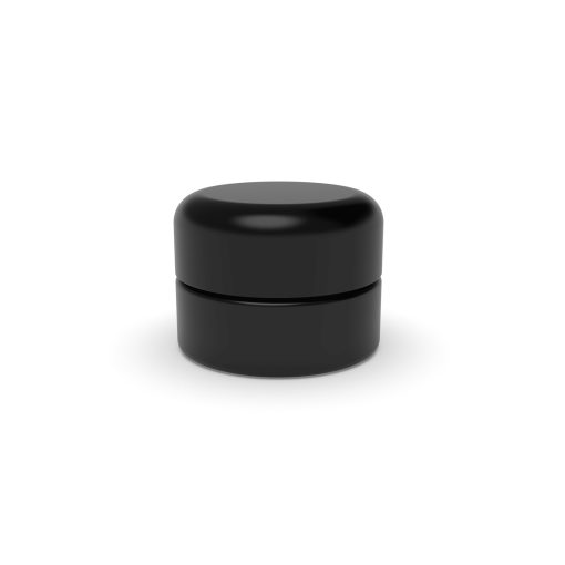 5 ml Round CR Grip ‘N Turn™ Glass Concentrate – Matte Black