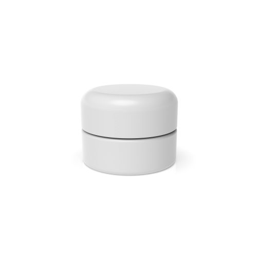 5 ml Round CR Grip ‘N Turn™ Glass Concentrate – Matte White