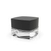 5 ml Square CR Grip ‘N Turn™ Glass Concentrate – Clear Black