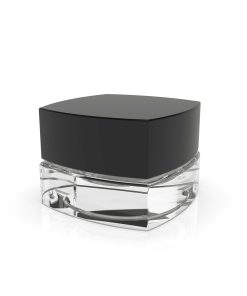 5 ml Square CR Grip ‘N Turn™ Glass Concentrate – Clear Black