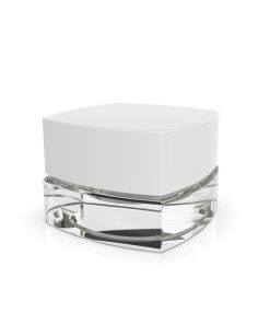 5 ml Square CR Grip ‘N Turn™ Glass Concentrate – Clear White