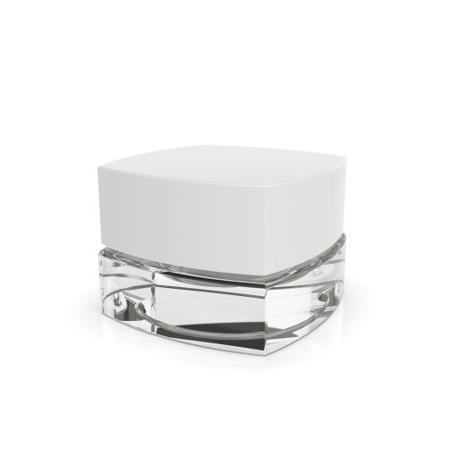 5 ml Square CR Grip ‘N Turn™ Glass Concentrate – Clear White