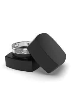 5 ml Square CR Grip ‘N Turn™ Glass Concentrate – Matte Black