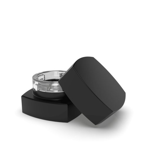 5 ml Square CR Grip ‘N Turn™ Glass Concentrate – Matte Black