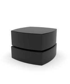 5 ml Square CR Grip ‘N Turn™ Glass Concentrate – Matte Black