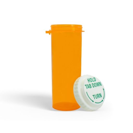 60DR Pharmaceutical Bottles and Caps