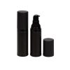 Airless Bottle, Matte Black Cap, Matte Black Body, 30mL