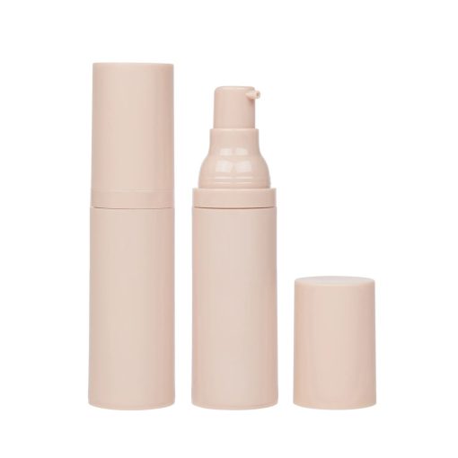 Airless Bottle, Matte Tan Cap, Matte Tan Body, 30mL