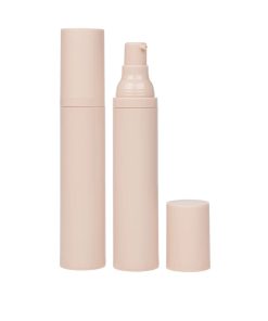 Airless Bottle, Matte Tan Cap, Matte Tan Body, 50mL