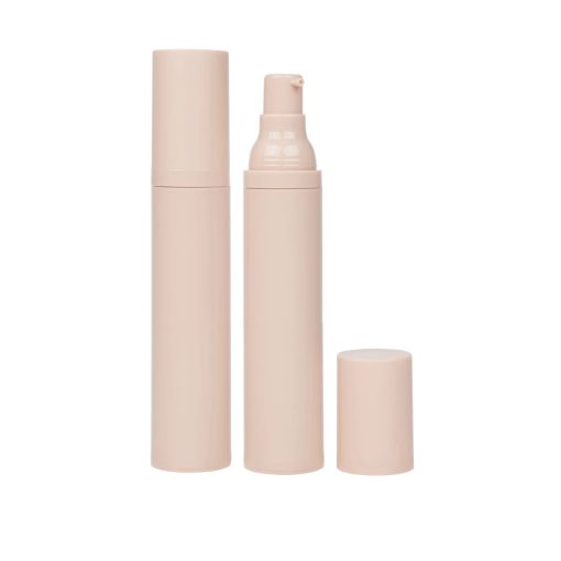 Airless Bottle, Matte Tan Cap, Matte Tan Body, 50mL