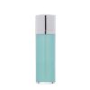 Airless Bottle, Shiny Silver Twist Up Dispenser with Shiny Actuator, Teal Body, 30 mL