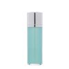 Airless Bottle, Shiny Silver Twist Up Dispenser with Shiny Actuator, Teal Body, 50 mL