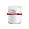 Airless Jar, Clear Cap, Matte Silver Collar, PP Inner Cup, 50 mL