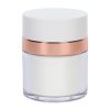 Airless Jar White Cap Shiny Rose Gold Collar PP Inner Cup 30 mL