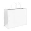 Recycled Shopping Bags – Large (16″ x 6″ x 12″) – White