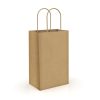 Recycled Shopping Bags – Small (5″ x 3″ x 8″) – Kraft