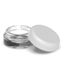 9 ml Round CR Grip ‘N Turn™ Glass Concentrate – Clear White