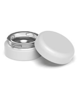 9 ml Round CR Grip ‘N Turn™ Glass Concentrate – Matte White