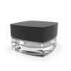 9 ml Square CR Grip ‘N Turn™ Glass Concentrate – Clear Black