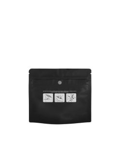 Black 6.02″ x 5.16″ Child Resistant Pouches