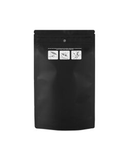Black 5.00″ x 8.00″ Child Resistant Pouches