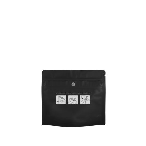 Black 6.02″ x 5.16″ Child Resistant Pouches