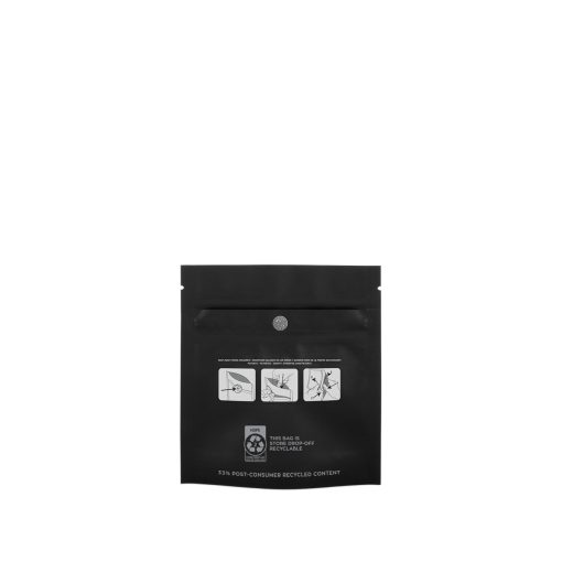 Black 4.50″ x 4.98″ PCR Child Resistant Pouches