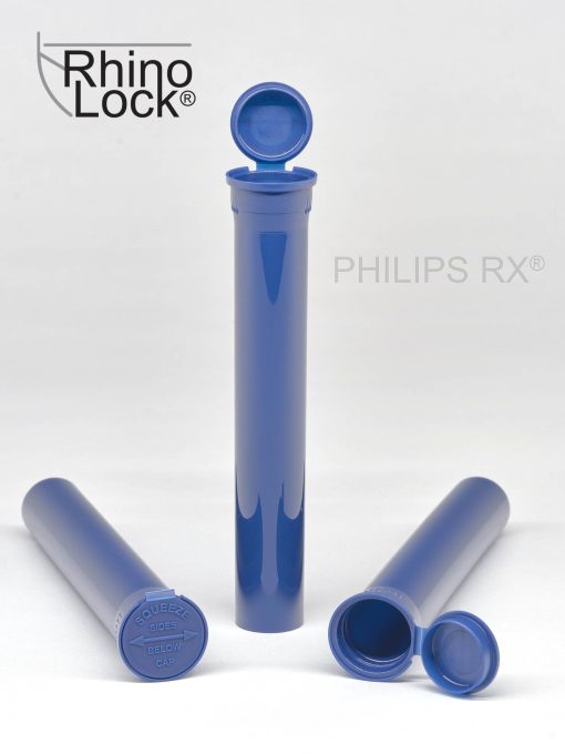 PHILIPS RX® 116 mm Opaque Blueberry CR Pop Top Pre-Roll Tubes