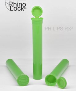 PHILIPS RX® 116 mm Opaque Lime CR Pop Top Pre-Roll Tubes