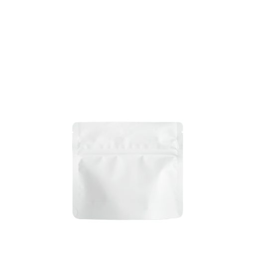 White 6.02″ x 5.16″ Child Resistant Pouches