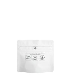 White 6.02″ x 5.16″ Child Resistant Pouches