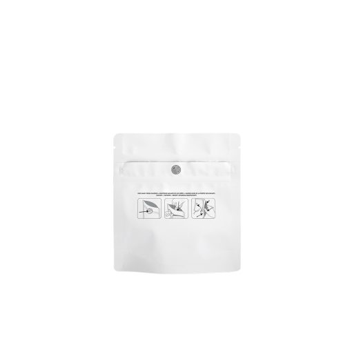 White 4.50″ x 4.98″ Child Resistant Pouches