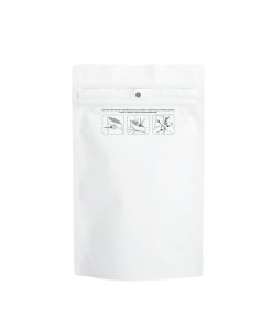 White/Clear 6.02″x9.80″ Child Resistant Pouches