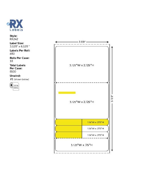 RX-242 Prescription Label