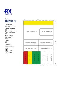 RX-251–1 Prescription Label