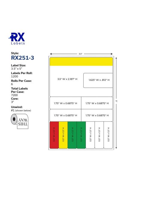 RX-251–3 Prescription Label