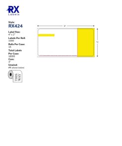 RX-424 Prescription Label