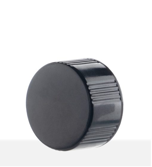 18-400 Black Phenolic Cap with Tri-Foil Liner